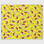 Cute Spaghetti kinderen Birthday Party Kawaii Cadeaupapier (Vlak)