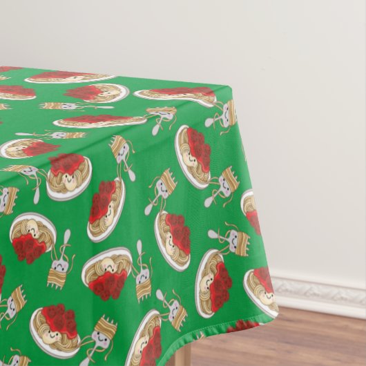 Cute Spaghetti kinderen Birthday Party Kawaii Tafelkleed (Voorbeeld)