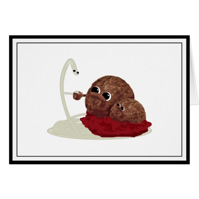 Cute Spaghetti Réunion Meatballs (Devant horizontal)