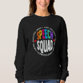 Cute Speech Language Pathologist Therapy Groovy Sp Trui (Voorkant)