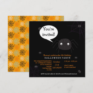 Cute Spider Birthday/Halloween Child