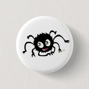 Cute Spider Button Pin