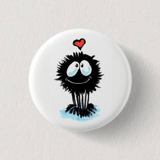 Cute Spider deelt de liefde! Ronde Button 3,2 Cm (Voorkant)