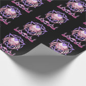 Cute Spider Satan Moon Pastel Gothic Kawaii Cadeaupapier (Hoek)