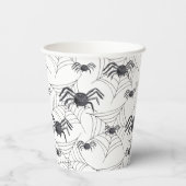 Cute Spider Waterverf Halloween Party Paper Cups Papieren Bekers (Achterkant)