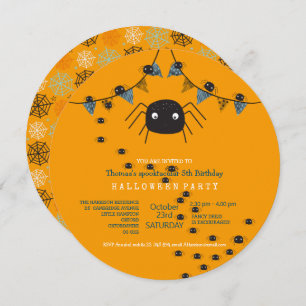 Cute spin Children's Party Kaart