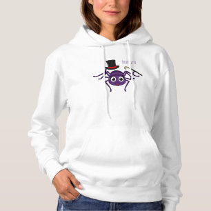 Cute spin in bovenste hoed cartoon hoodie