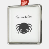 Cute spin metalen ornament (Links)