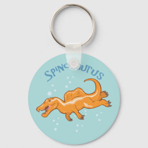 Cute Spinosaurus Sleutelhanger