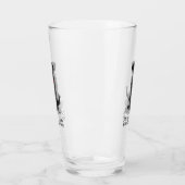 Cute Spoiled Rotten Black Labrador Retriever Dog Glas (Links)