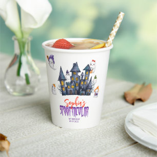 Cute Spooktacular Halloween Birthday Papieren Bekers