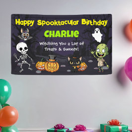 Cute Spooktacular Halloween Monster Fun Birthday Spandoek