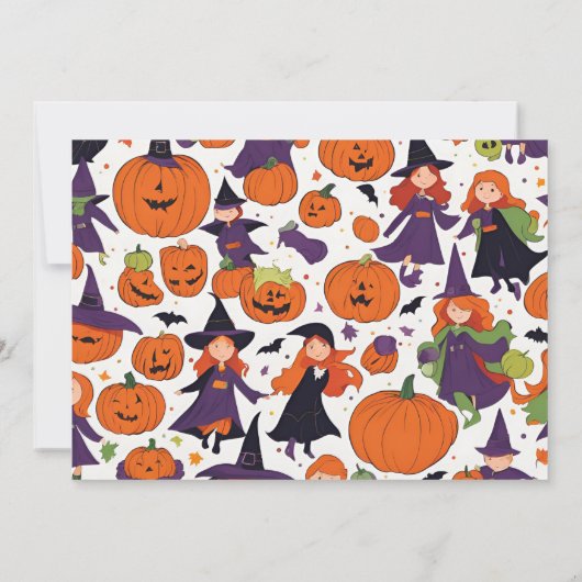 Cute Spooktacular kids Costume Party Invitation (Dos)