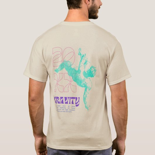 Cute & Spooky 20 xx Gravity Men's Basic T-Shirt (Dos)