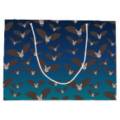 Cute Spooky Bat Pattern Groot Cadeauzakje (Achterkant)