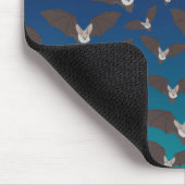 Cute Spooky Bat Pattern Muismat (Hoek)