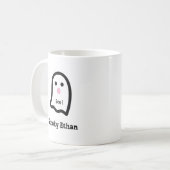 Cute Spooky Ghost Boo Koffiemok (Voorkant links)
