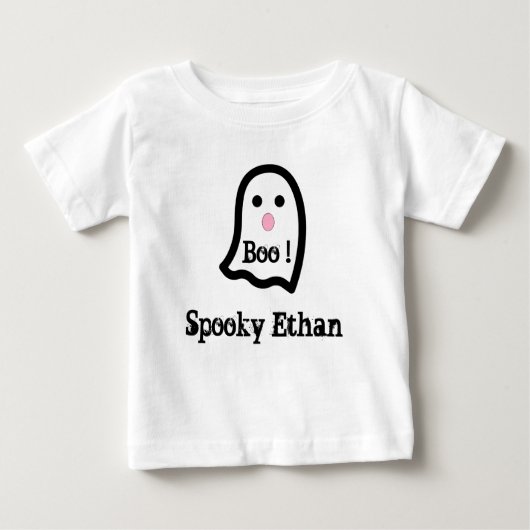Cute Spooky Ghost Boo T-Shirt (Voorkant)
