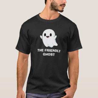 cute spooky ghost design t-shirt
