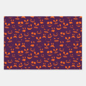 Cute Spooky Halloween Wrapping Paper Sheet Trio (Voorkant 2)