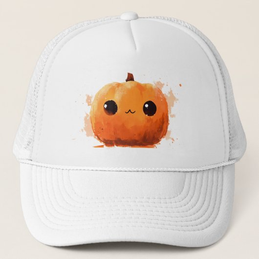 Cute & Spooky Jack-O-Lantern Cap Trucker Pet (Voorkant)