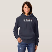 Cute Spooky-kerstgeesten Sweatshirt (Voorkant volledig)
