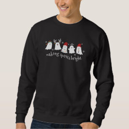 Cute Spooky-kerstgeesten Sweatshirt