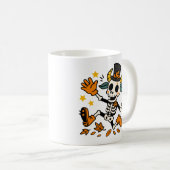 Cute Spooky Skeleton Goat Classic Mug, 11 oz Koffiemok (Voorkant rechts)