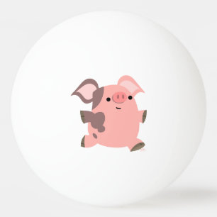 Cute Sporty Cartoon Ping Ping Pong Ball