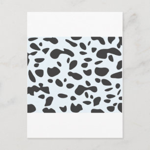 Cute Spots Stippen Dalmatian Dog Skin Patroon Briefkaart