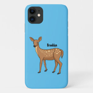 Cute spotted hert cartoon iPhone 11 hoesje