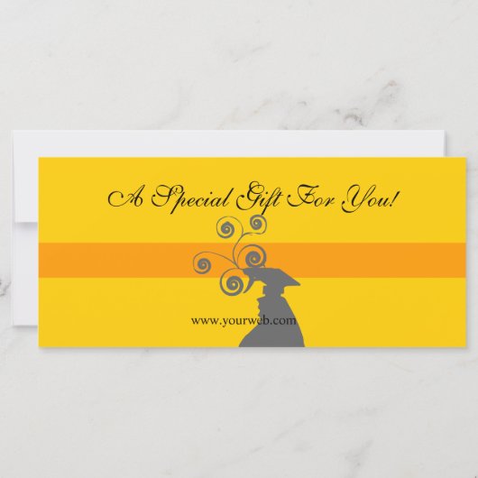 Cute Spray Bottle Housekeeping Gift Certificate (Achterkant)