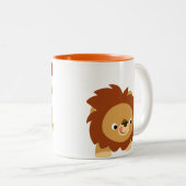 Cute Sprighight Cartoon Lion Mug (Devant droit)