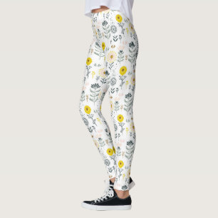 Cute spring blokpatroon leggings