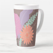 Cute Spring Bouquet of Modern Florals Latte Mok (Rechterhoek)