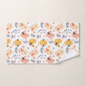Cute Spring Chicks et modèle floral (Serviette à main)