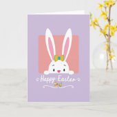 Cute Spring Creature Peek Card Kaart (Gele Bloem)