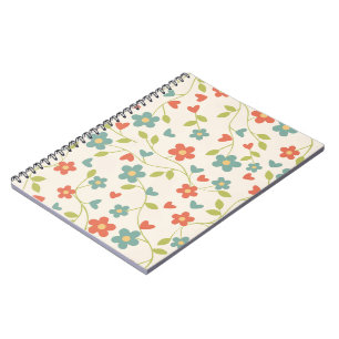 Cute Spring Flowers Notitieboek