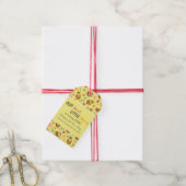 Cute Spring Honey Bee Birthday Dank u Cadeaulabel (Met Touw)