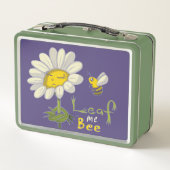 Cute Spring Scene with Daisy Flower and Bee (Achterkant)