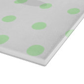 Cute springing red cherries cartoon illustratie snijplank (Hoek)