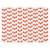 Cute springing red cherries cartoon illustratie tafelkleed (Voorkant (Horizontaal))