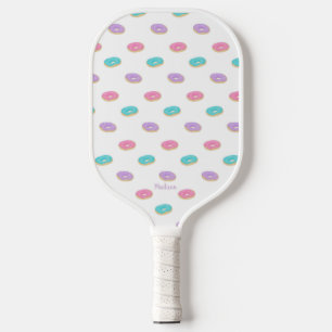 Cute Sprinkle Donuts Pattern Gepersonaliseerd Pickleball Paddle