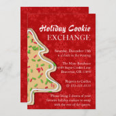 Cute Sprinkle Sugar Cookie Exchange Invitation de  (Devant / Derrière)