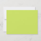 Cute Sprinkles Girly Lime Green Stationery Notitiekaartje (Achterkant)