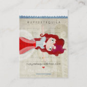 Cute sproytale Doll Visitekaartjes (Achterkant)