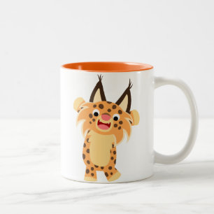 Cute Spunky Cartoon Bobcat Mok