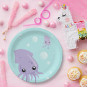 Cute Squid Paper Bord (Feest)
