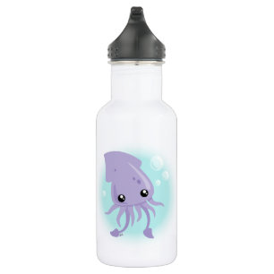 Cute Squid Water Fles