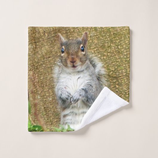 Cute Squirrel Bad Handdoek (Wasdoekje)